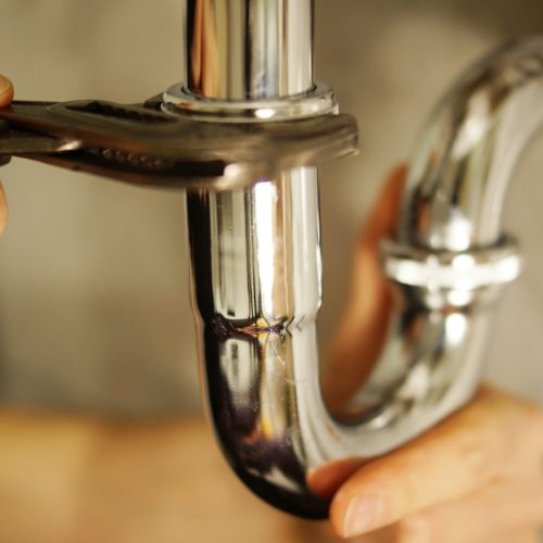 Plumbing repair service.